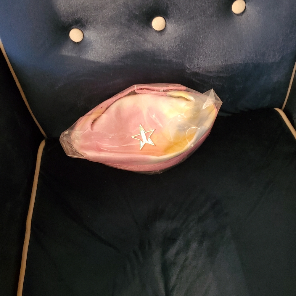 Jeffree Star exclusive make-up bag in tie-dye